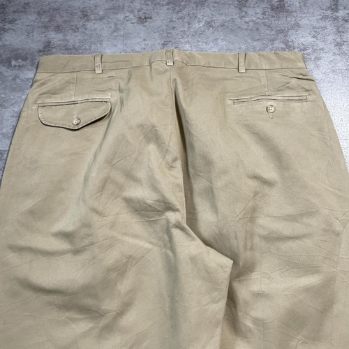80s-90s Ralph Lauren USA製 w38 ブラウンチノパンツ 詳細写真5