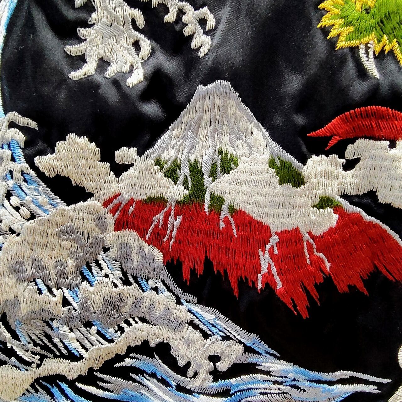 波龍刺繍 スカジャン L LLサイズ Embroidered jumper(SUKAJYAN