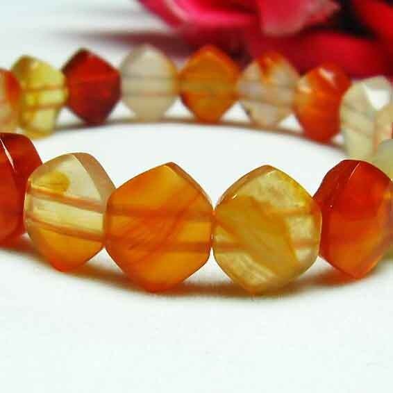 レッドアゲート バングル [M便 1/10] 711-138