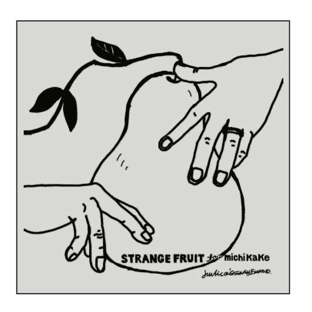 【ステッカー4枚セット】JULIO  " strange fruit "