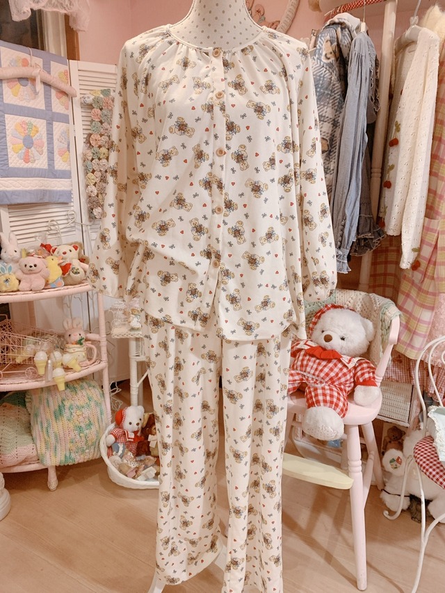 Bear pajama set♡の画像