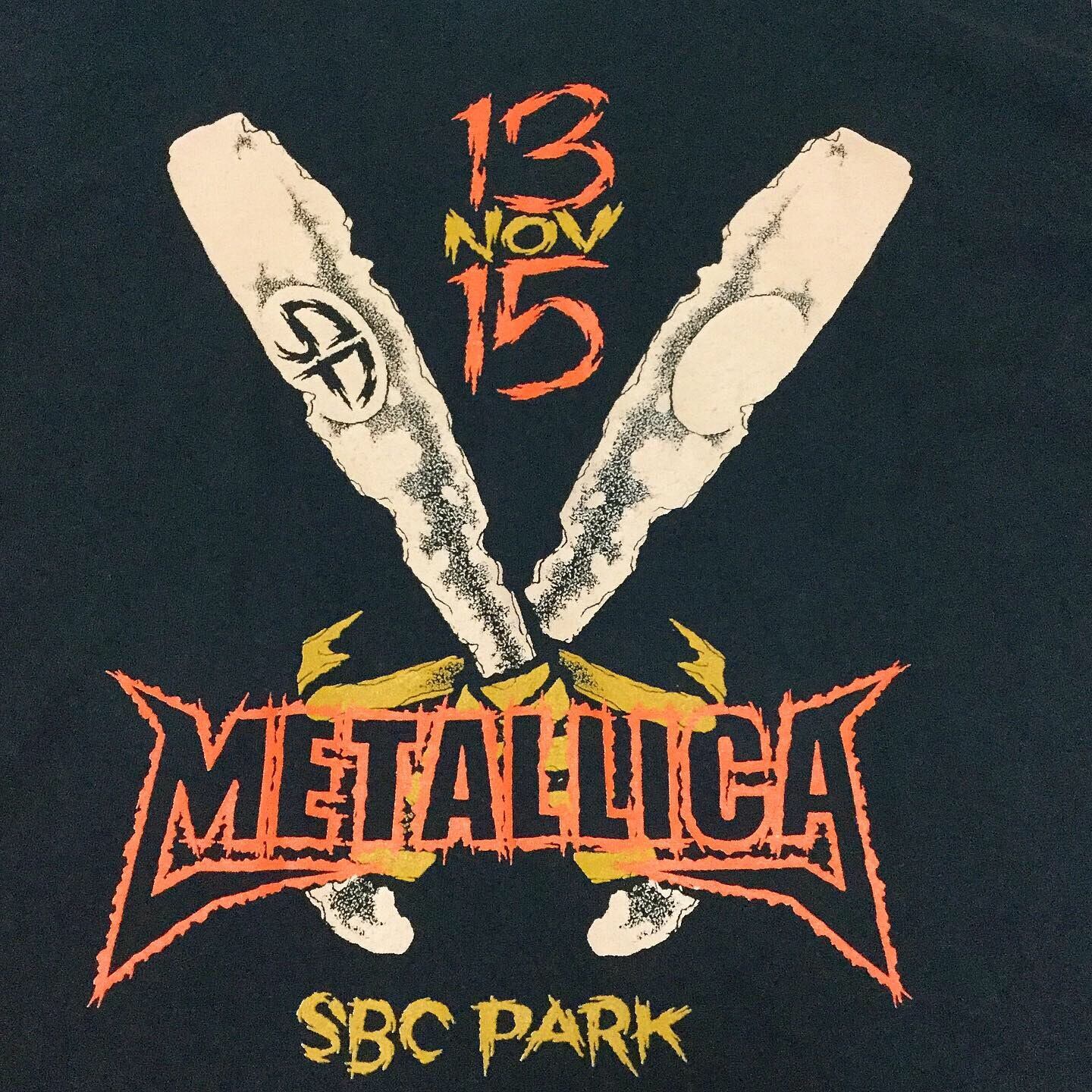 METALLICA サンフランシスコ SBC PARK 限定 Tシャツ 2005