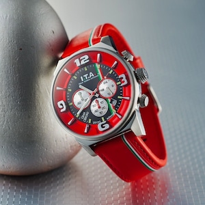 【I.T.A. アイティエー】GRAN CHRONO グランクロノ（ロッソ）／国内正規品 腕時計