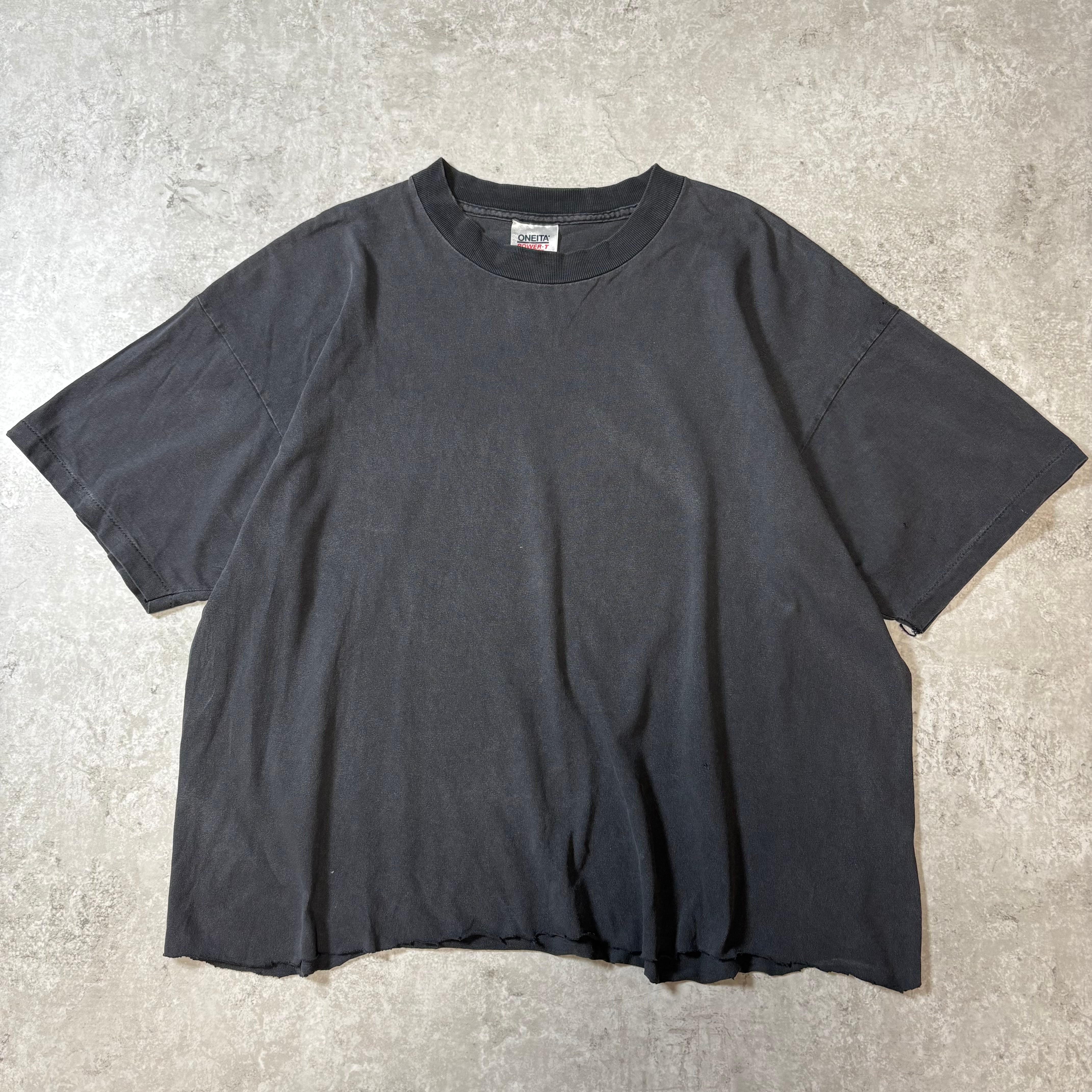 1990s "ONEITA" Plain T-shirt "カットオフ‼︎"