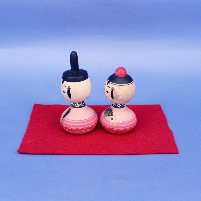 《 弥治郎系・池内潮音 工人 》雛こけし　セット