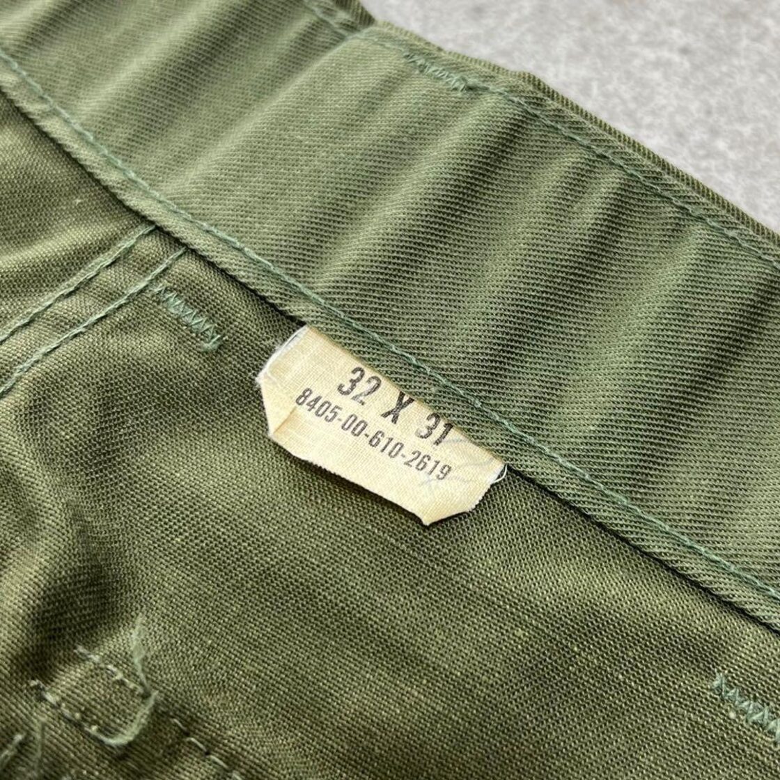 W32×L31 アメリカ軍 OG507 70s ベイカーパンツ ミリタリー 米軍 | Pay ID