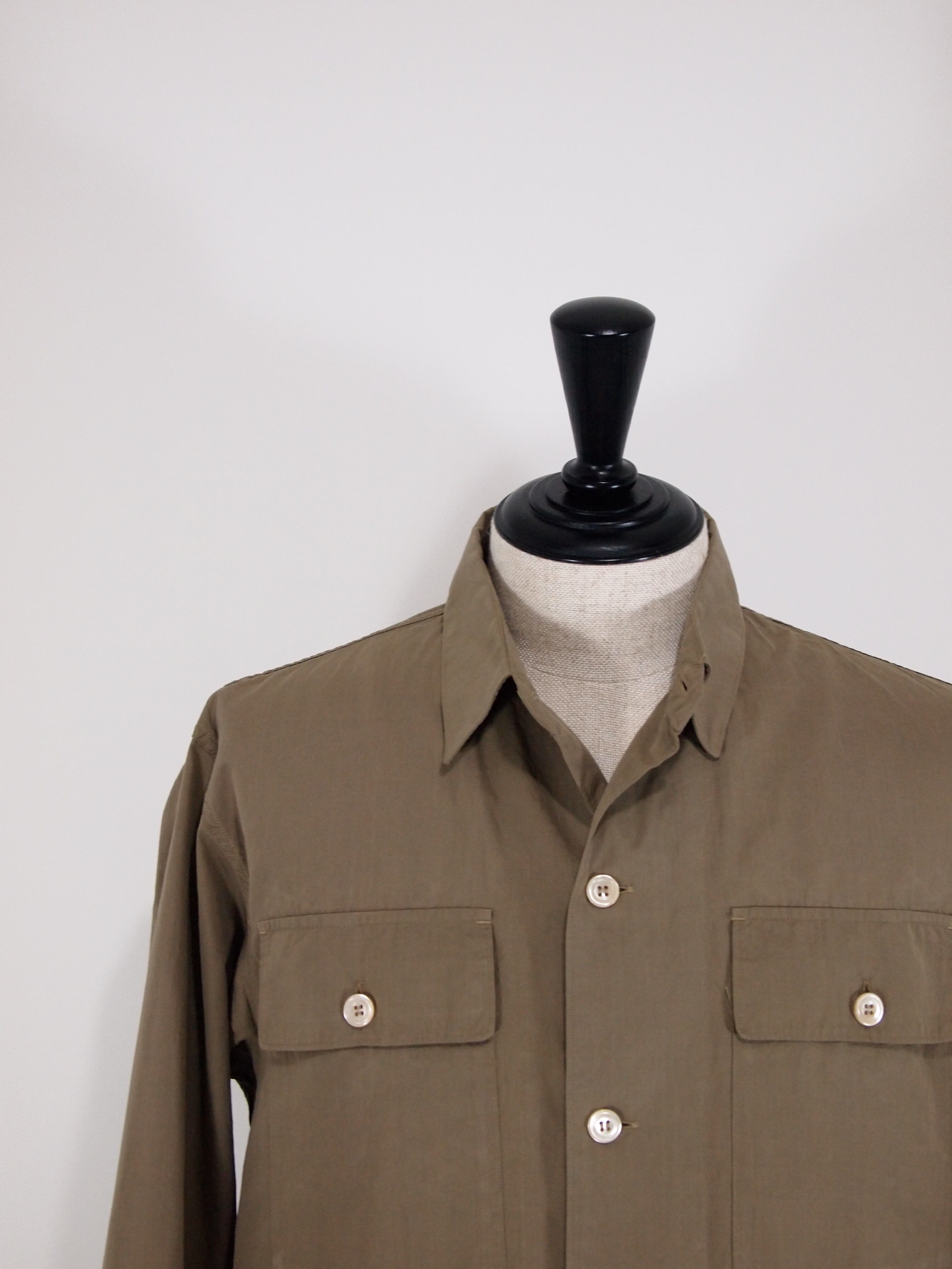 USED】COMOLI SAFARI JACKET コモリ コットンポプリン サファリ