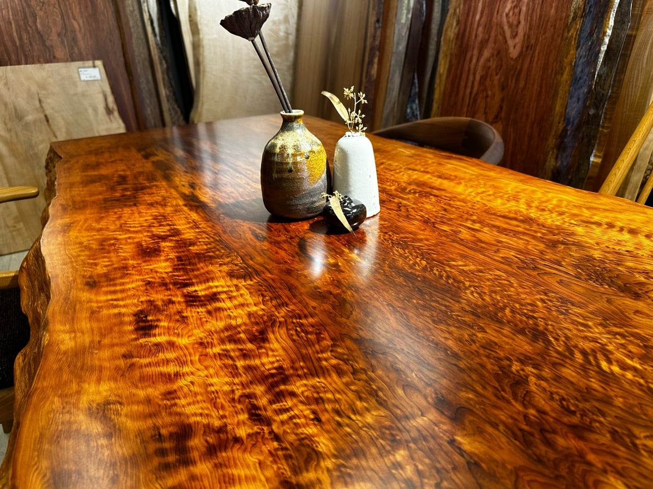 屋久杉（ヤクスギ）_1930×960-770×57_浅草本店_テーブル天板/一枚板