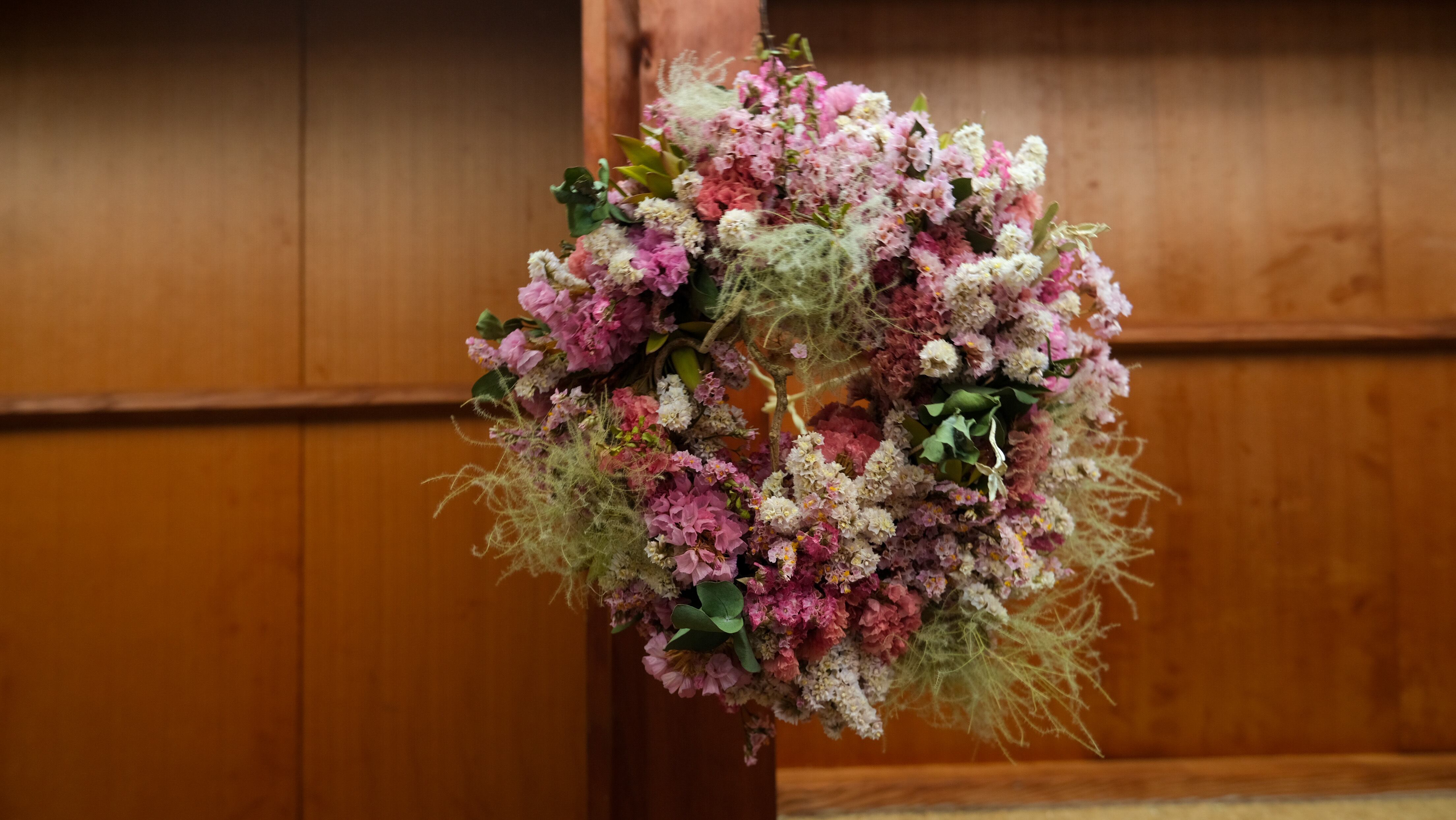 ピンクスターチスのフライングリース♡ ピンクスターチスのフライングリース♡ ピンクたちのフライングリース