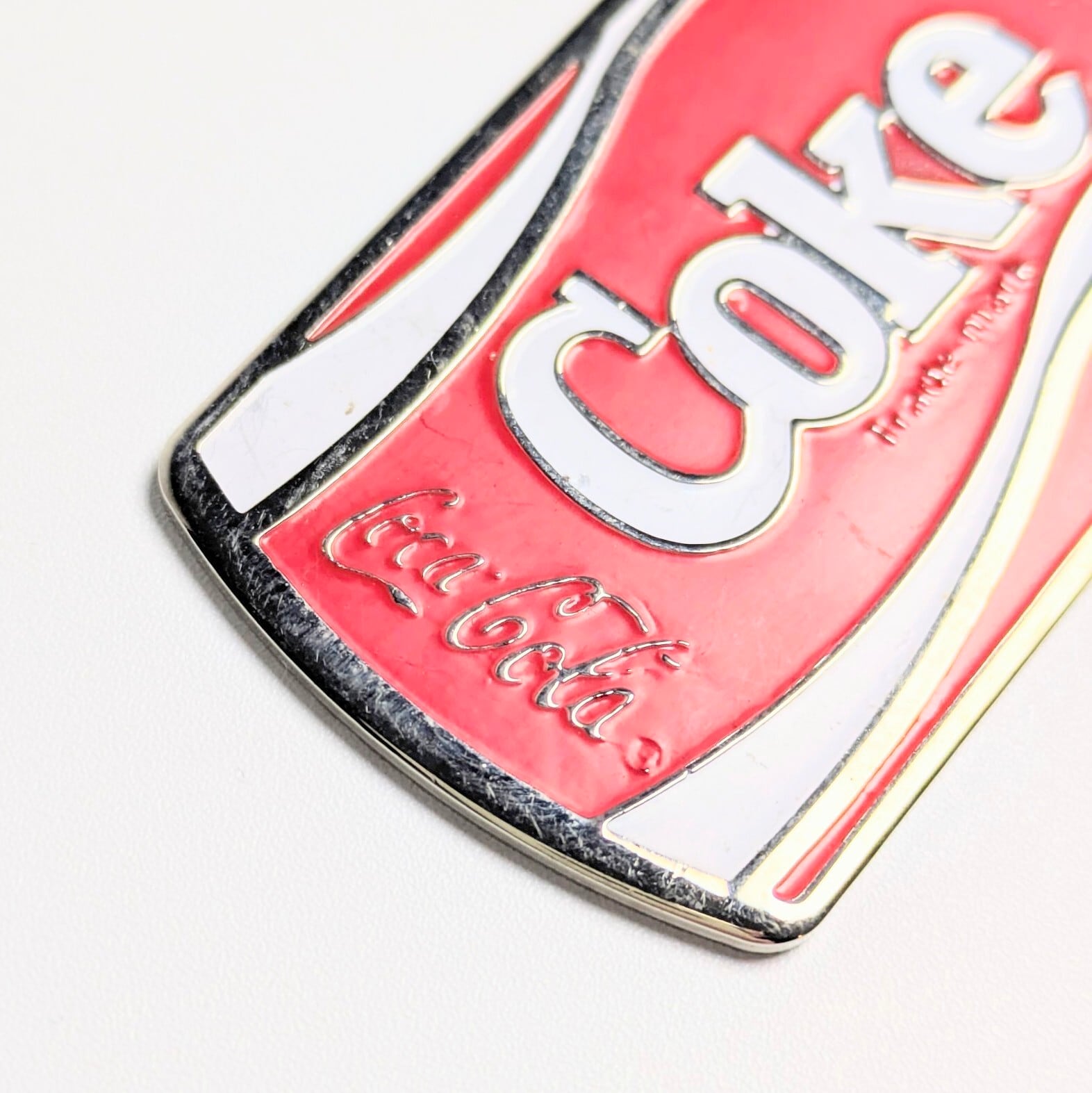 ☆VINTAGE 1986☆【 Coca-Cola / Coke( コカコーラ )】 メタルキーホルダー 〚アメリカン雑貨 アメトイ〛