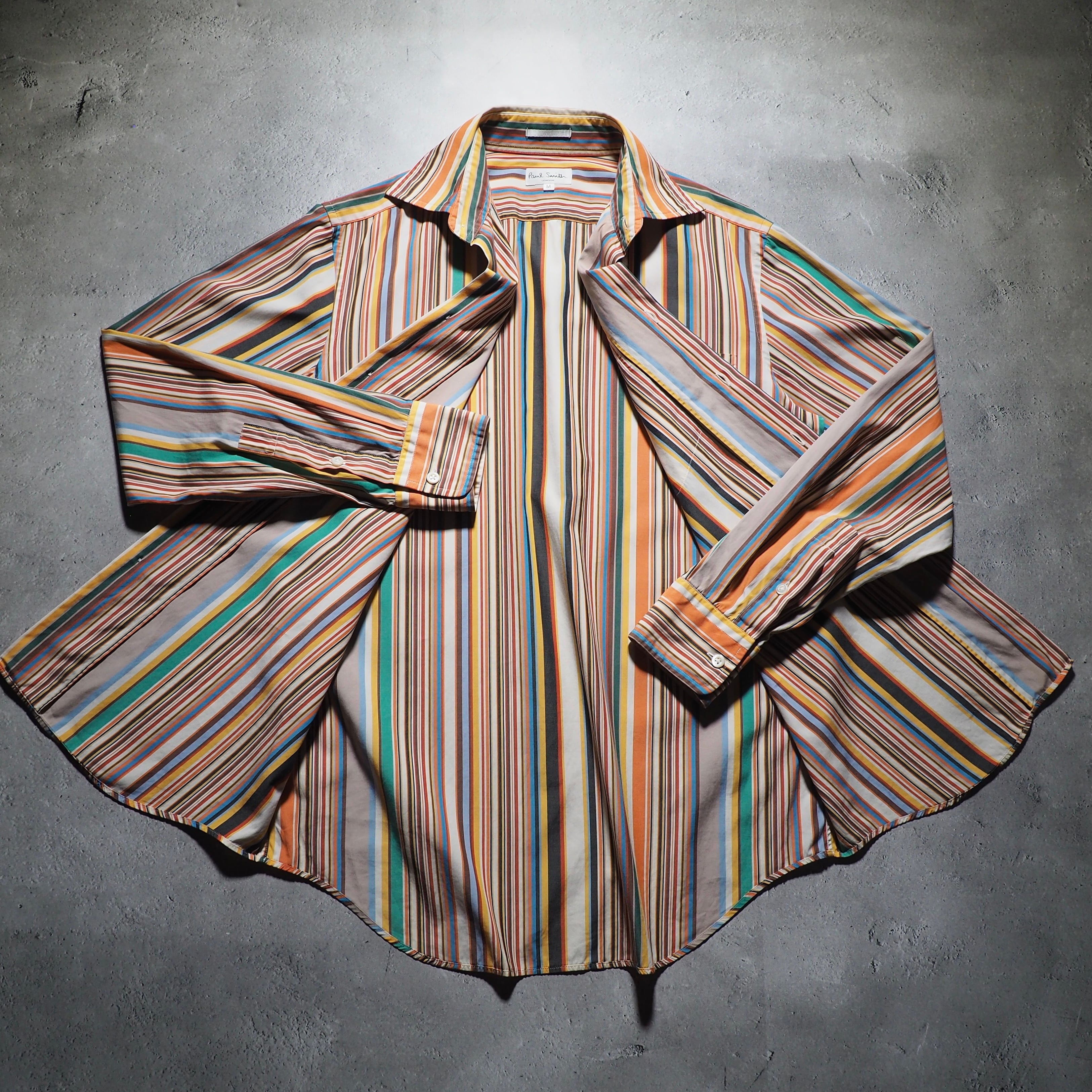 ” Paul Smith London ” Richly mulch color stripe shirt