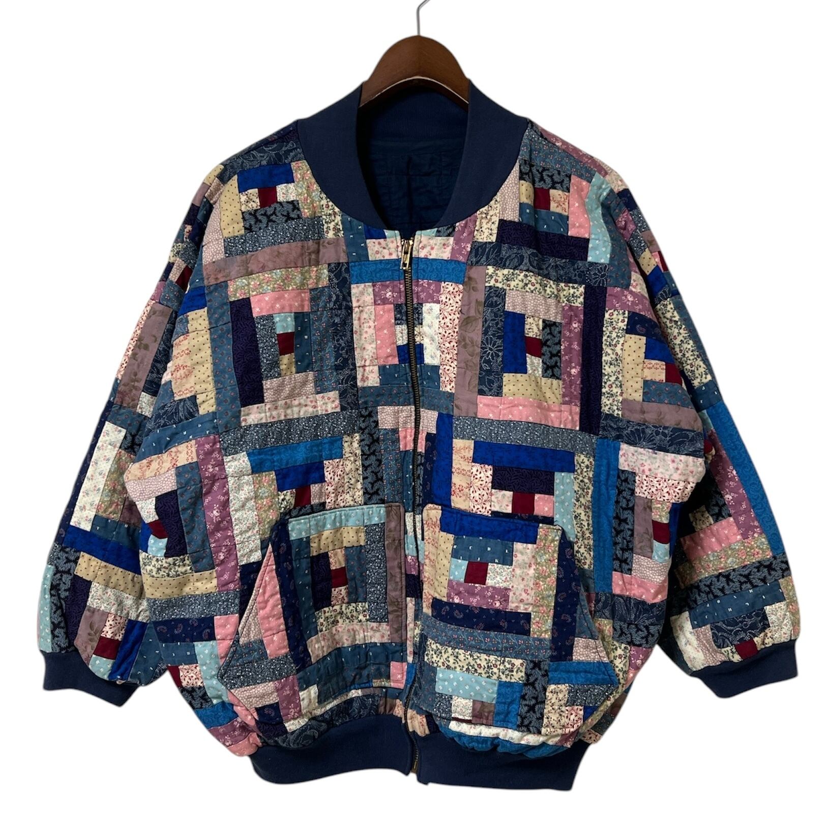 ヴィンテージマルチカラーパッチワークジャケット ヴィンテージマルチカラーパッチワークジャケット