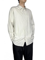 【ATON】COTTON CASHMERE LAWN OVERSIZED SHIRT