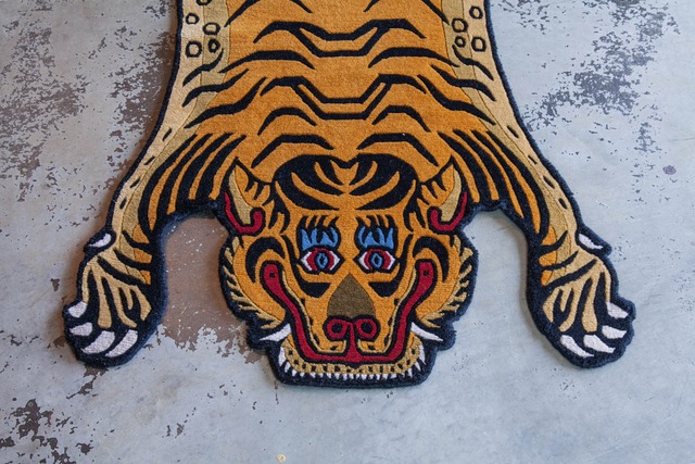 Tibetan Tiger Rug 《Mサイズ•ウール032》チベタンタイガーラグ