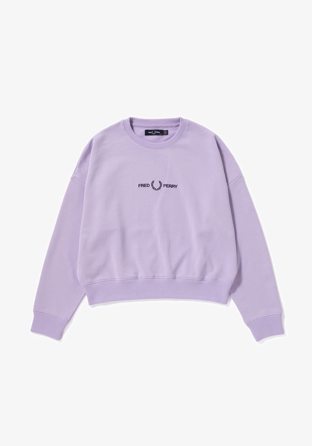 【women】FRED PERRY   /  Branded Sweatshirt　/フレッドペリー　/ブランドスウェット