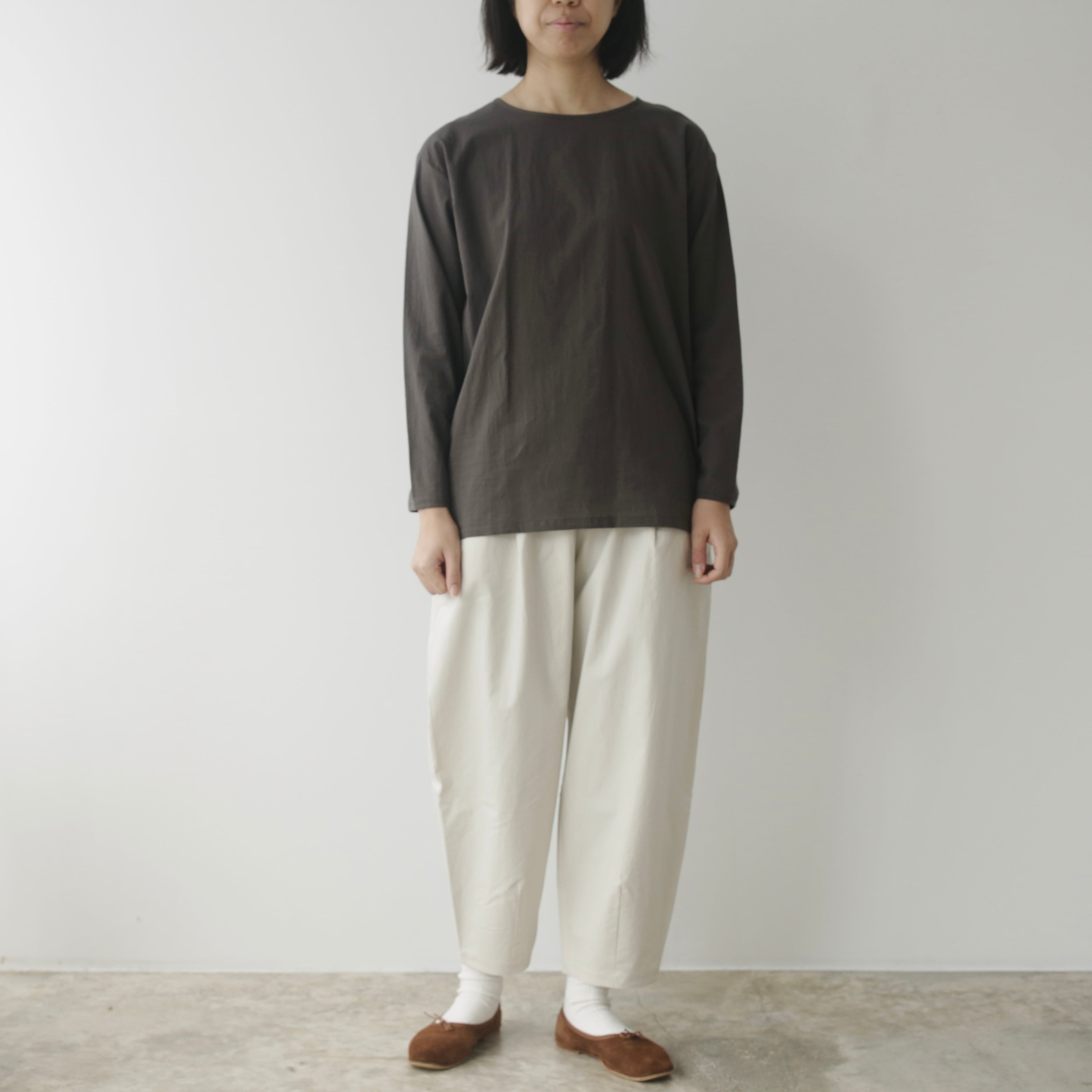 evameva コットンクロップドパンツ | Vie