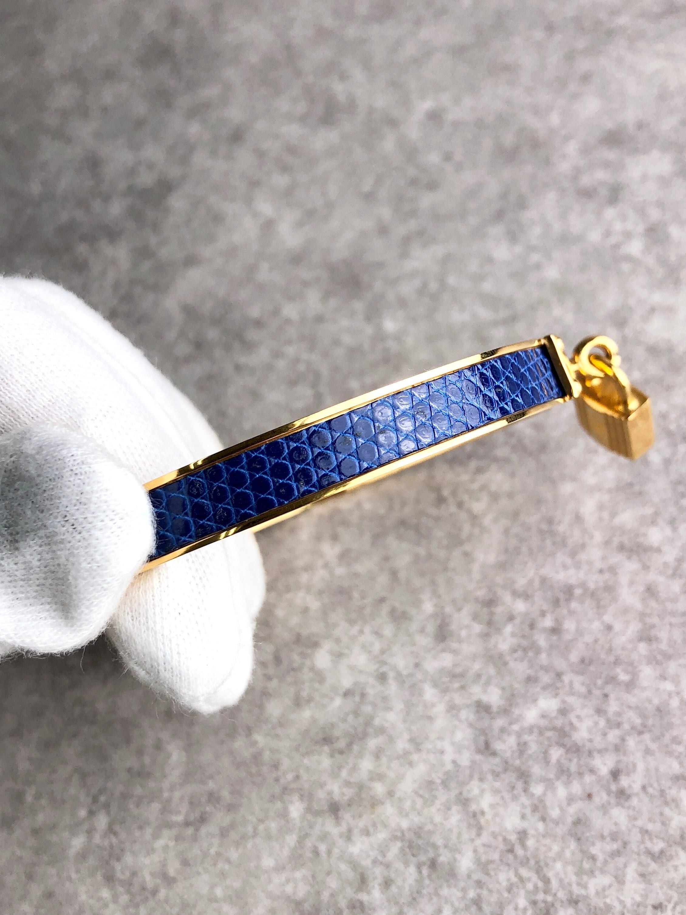 HERMES エルメス バングル ブルー ケリー カデナ vintage ヴィンテージ