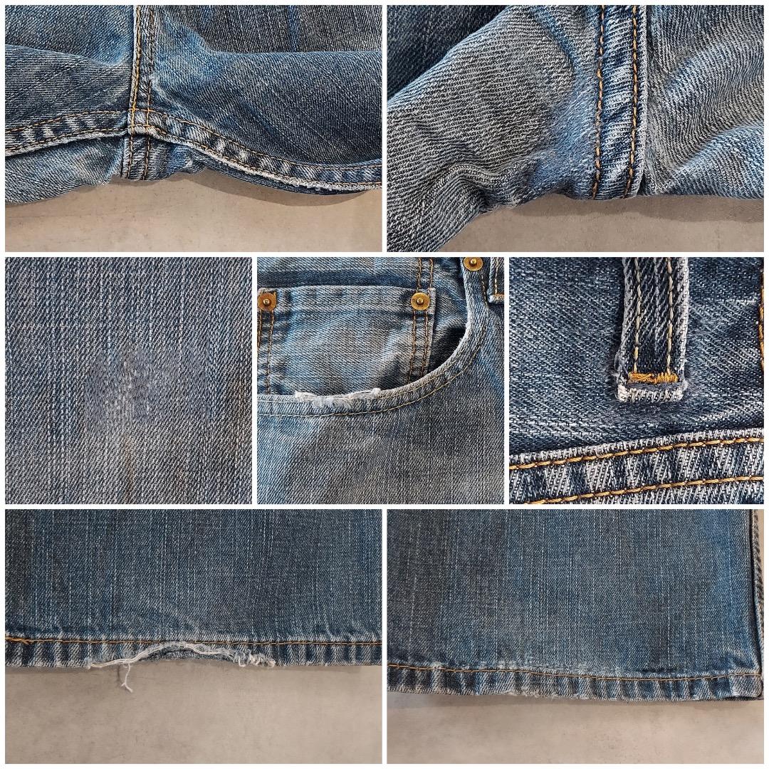 リーバイス569 Levis W32 ブルーデニム 青 ヒゲ 古着 18312 | fuufu