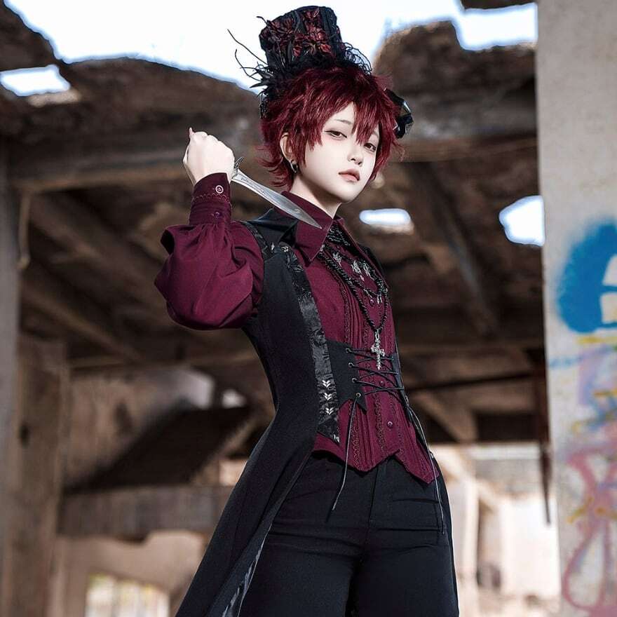 王子系 皇子系 Princess Chronicles Sサイズ ジレ ベスト メンズ