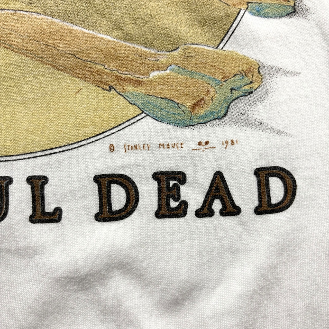 vintage 1981’s GRATEFUL DEAD raglan sleeves music tee