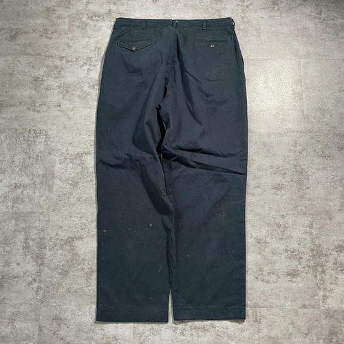 90s Polo by Ralph Lauren 38/34 ネイビーチノパンツ 詳細写真3