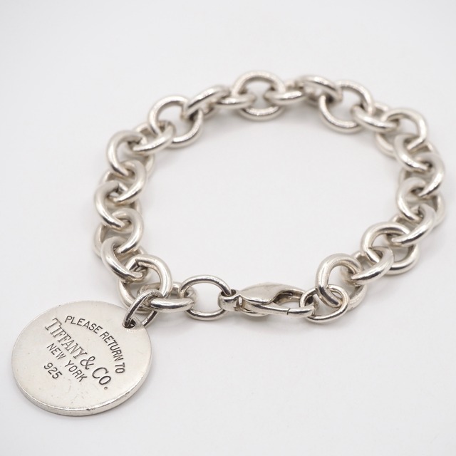 Tiffany&Co. リターントゥ ラウンドタグブレスレット シルバー925  ティファニー