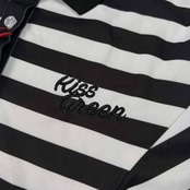 タグ付き 未使用品 KISS ON THE GREEN キスオンザグリーン ゴルフウェア ワンピース ポロシャツ サイズ 2 /ホワイト×ブラック