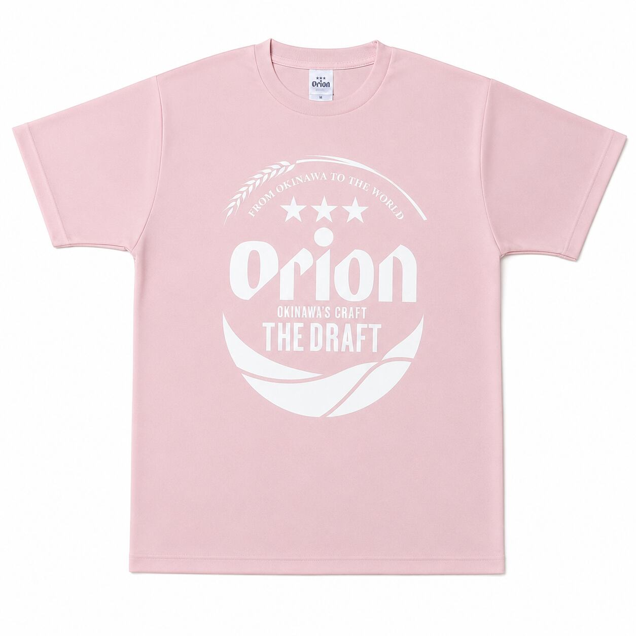 【正規品】オリオンビール Tシャツ メッシュ素材(ピンク)2026 新発売 ドラフト缶 S ~XL (※ご注文日から1~3営業日で発送いたします)
