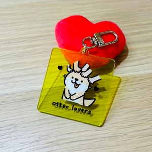 Otter Loversカワウソ好きさんのアクリルキーホルダー