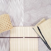 「筆」〜矢羽根柄〜綿麻