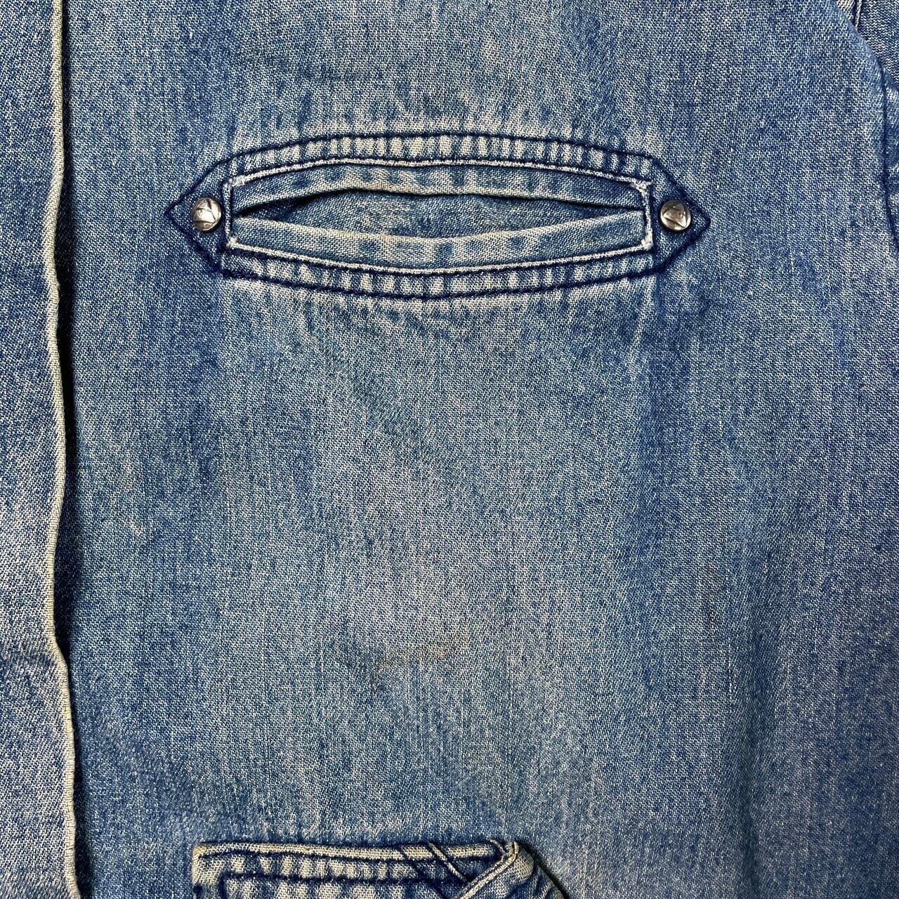 80〜90年代 Liz Claiborne フルジップ デニムジャケット メンズXL相当