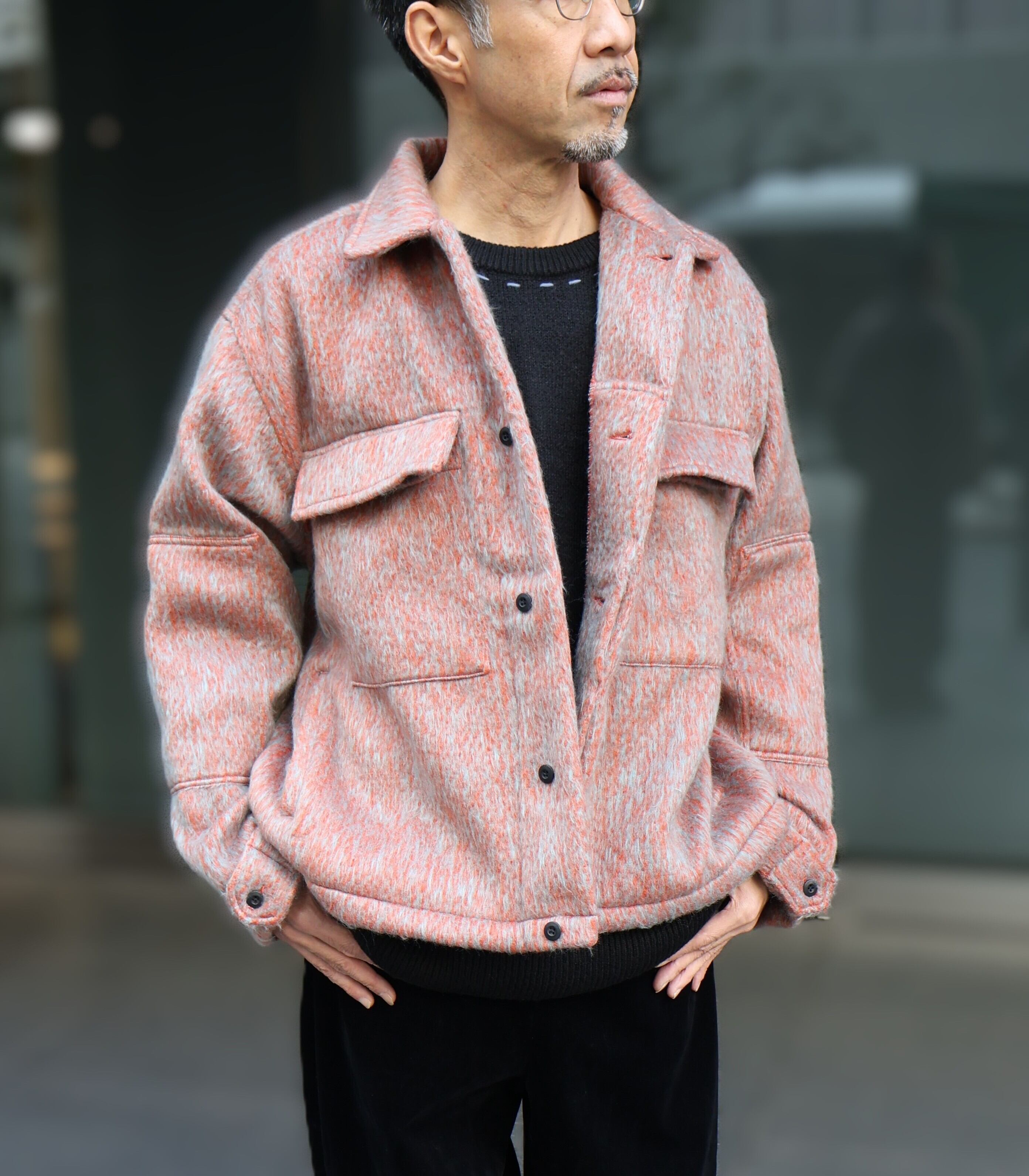 ALUDE SELECT】fringe no color tweed jacket | PAY ID