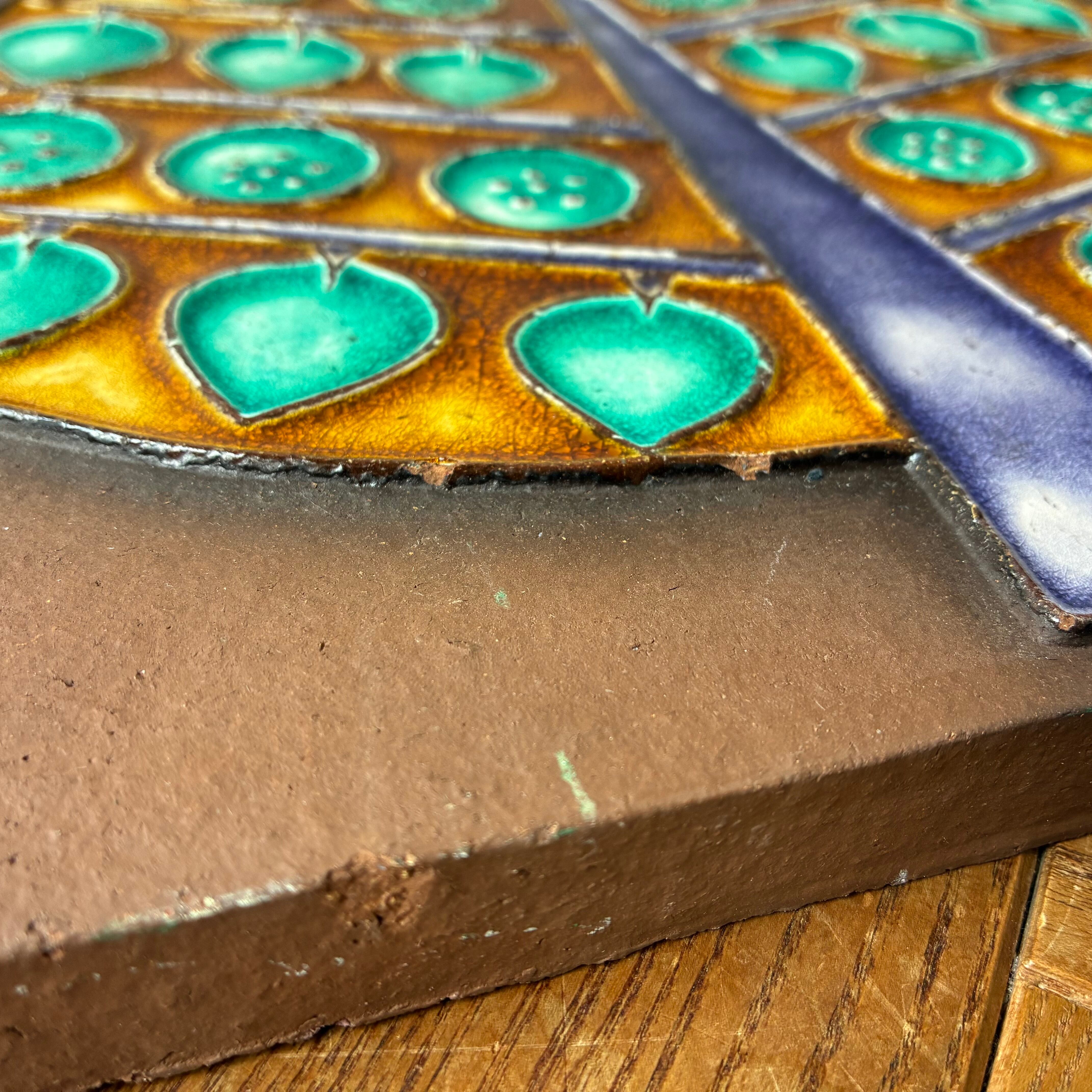 極レア＊ knabstrup keramik / ナブストラップ 大きな木と木の実 陶板