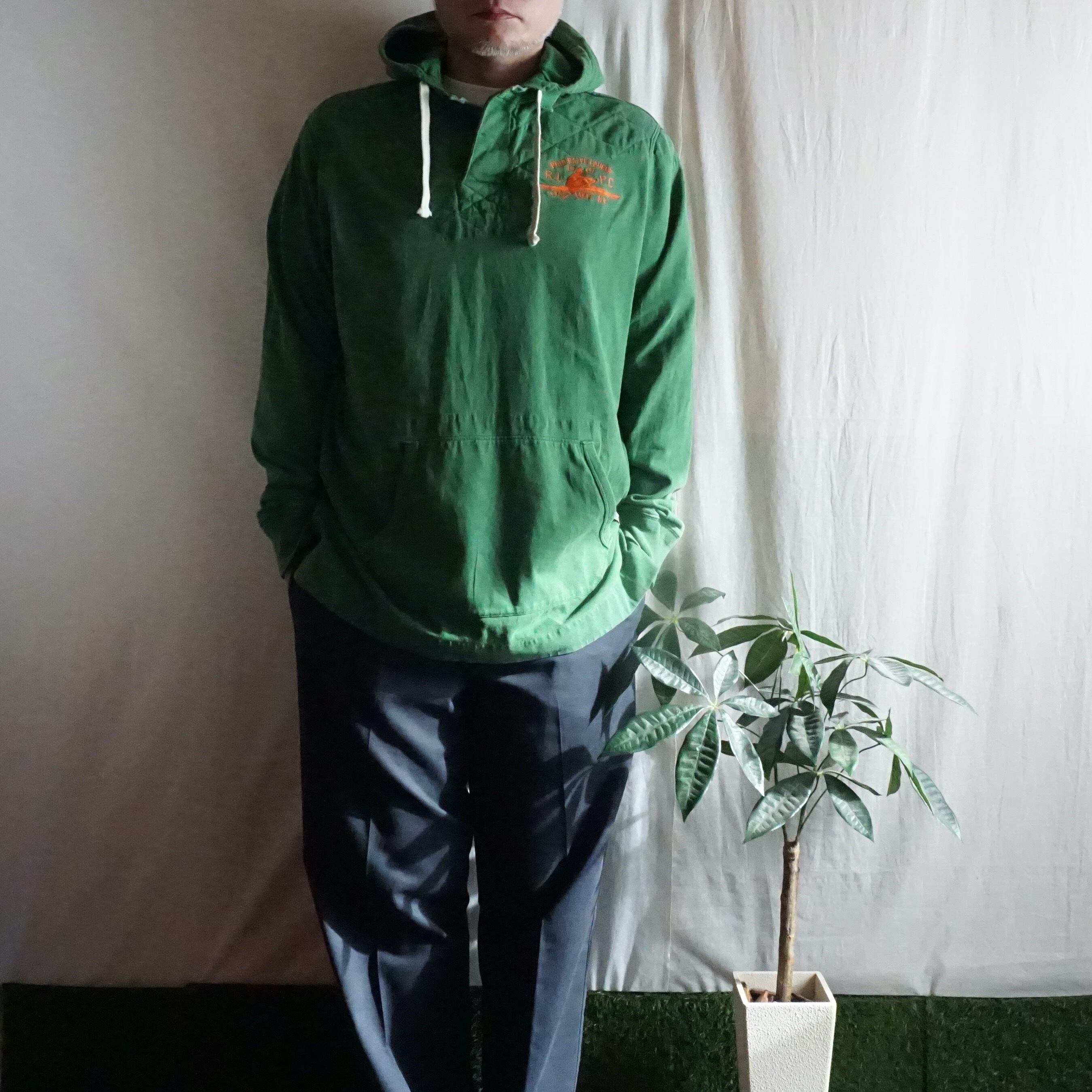 POLO Ralph Lauren フード付きラガーシャツ US [C2432] | 古着屋