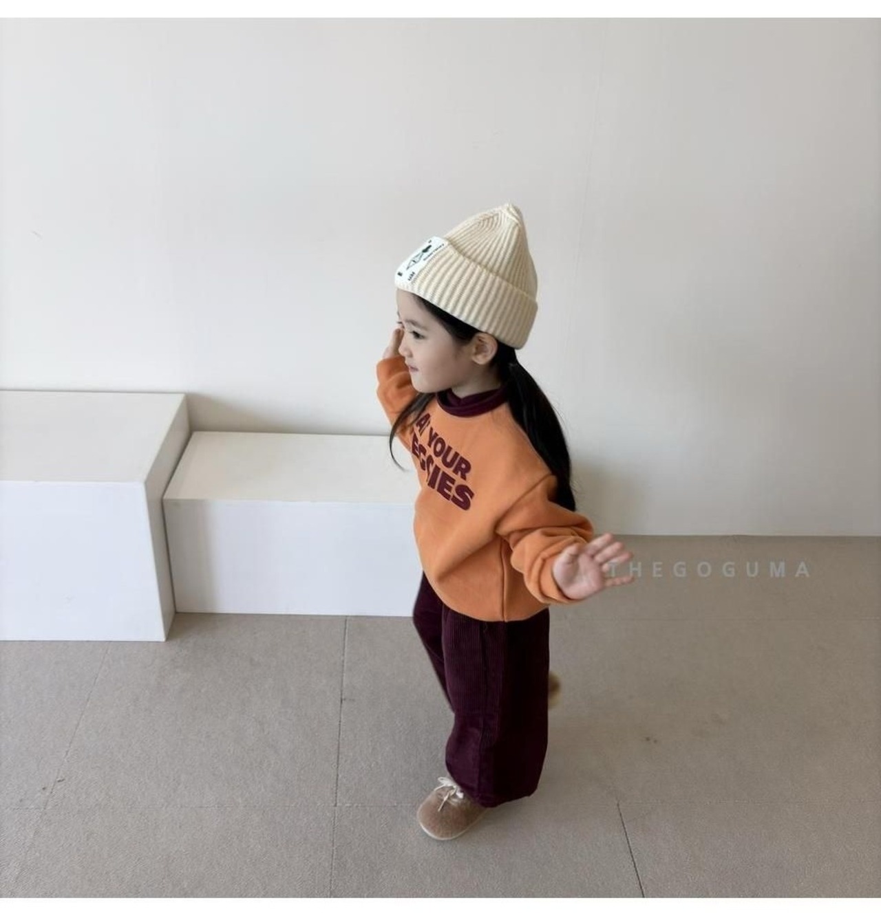 ザゴグマ / THE GOGUMA / ベジーズトレーナー / 韓国子供服 / キッズ / 26winter〖取寄〗*XS~XL*