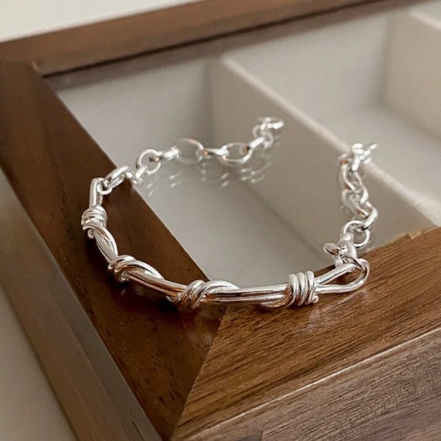 silver925 rope bracelet