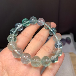 f03爽やか系✩ブルーグリーンフローライトブレスレット