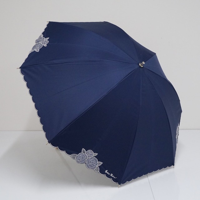 日傘 芦屋ロサブラン完全遮光日傘 USED美品 ショートサイズ フラワー  