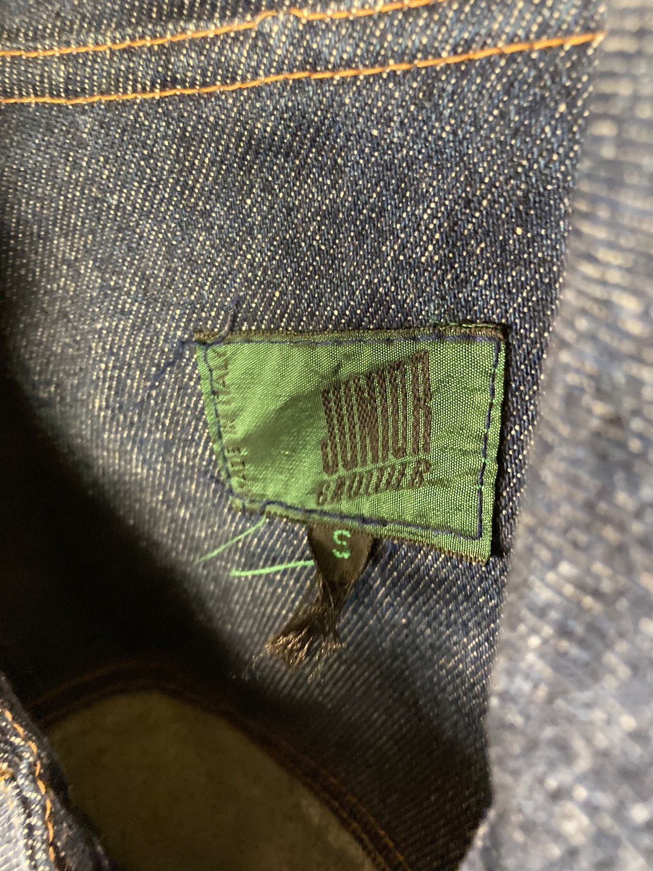 Junior Gaultier by J.P.G. Design collar Denim Jacket