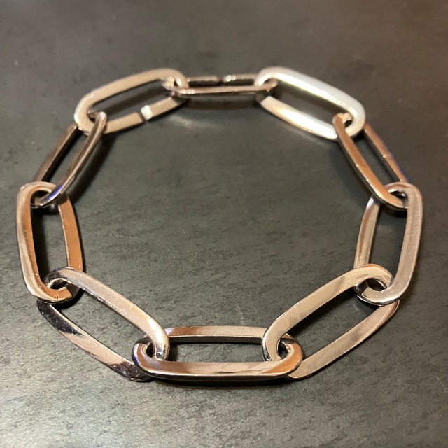 SILVER925 OVAL CHAIN BRACELET/シルバー/バングル | maryland_accessories