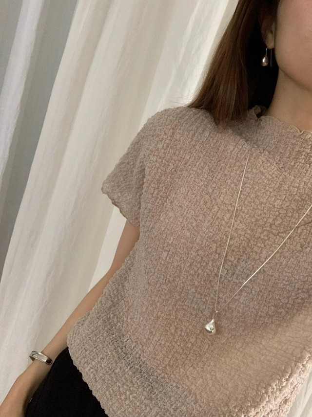 (OUNCE)  cloud wrinkle blouse /  3color