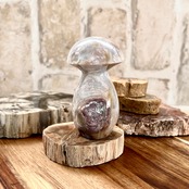 オーシャンジャスパー*マッシュルーム104*きのこ*天然石カービング*天然石インテリア*置き物