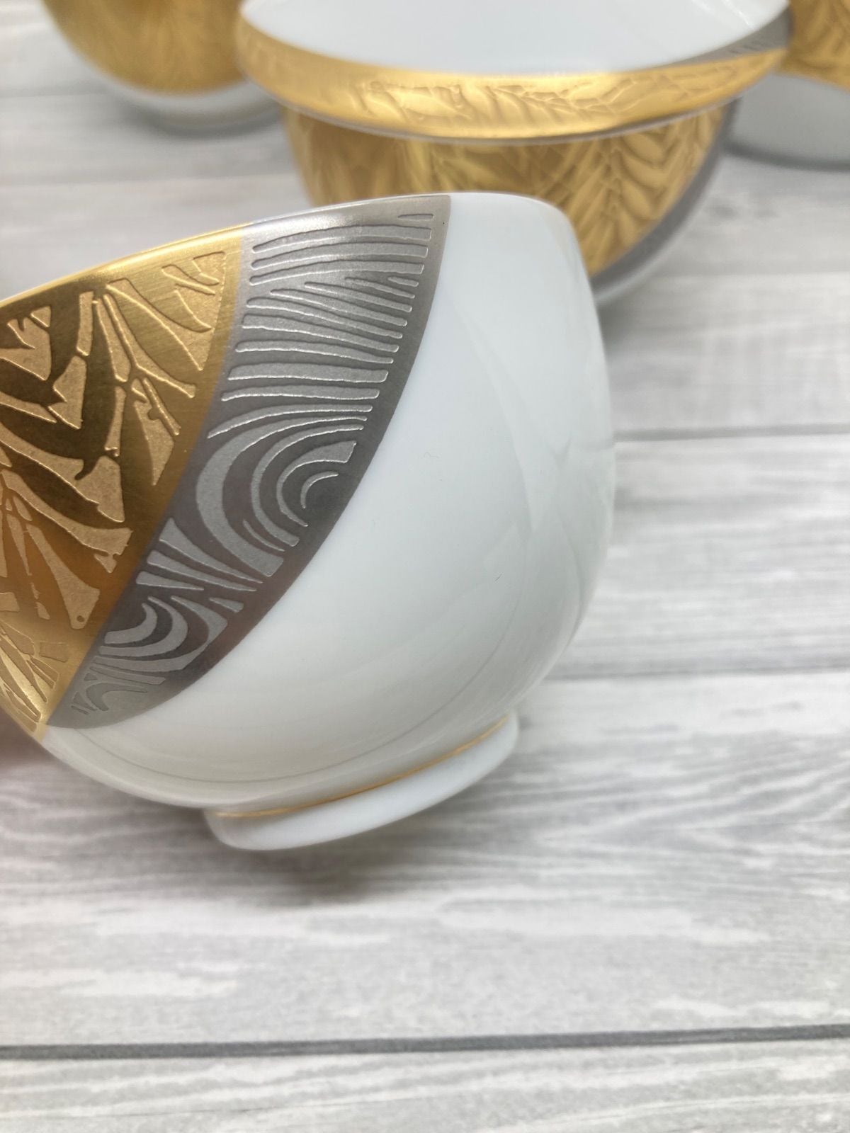 ノリタケ】金閣銀閣 茶器揃 | 若林陶器