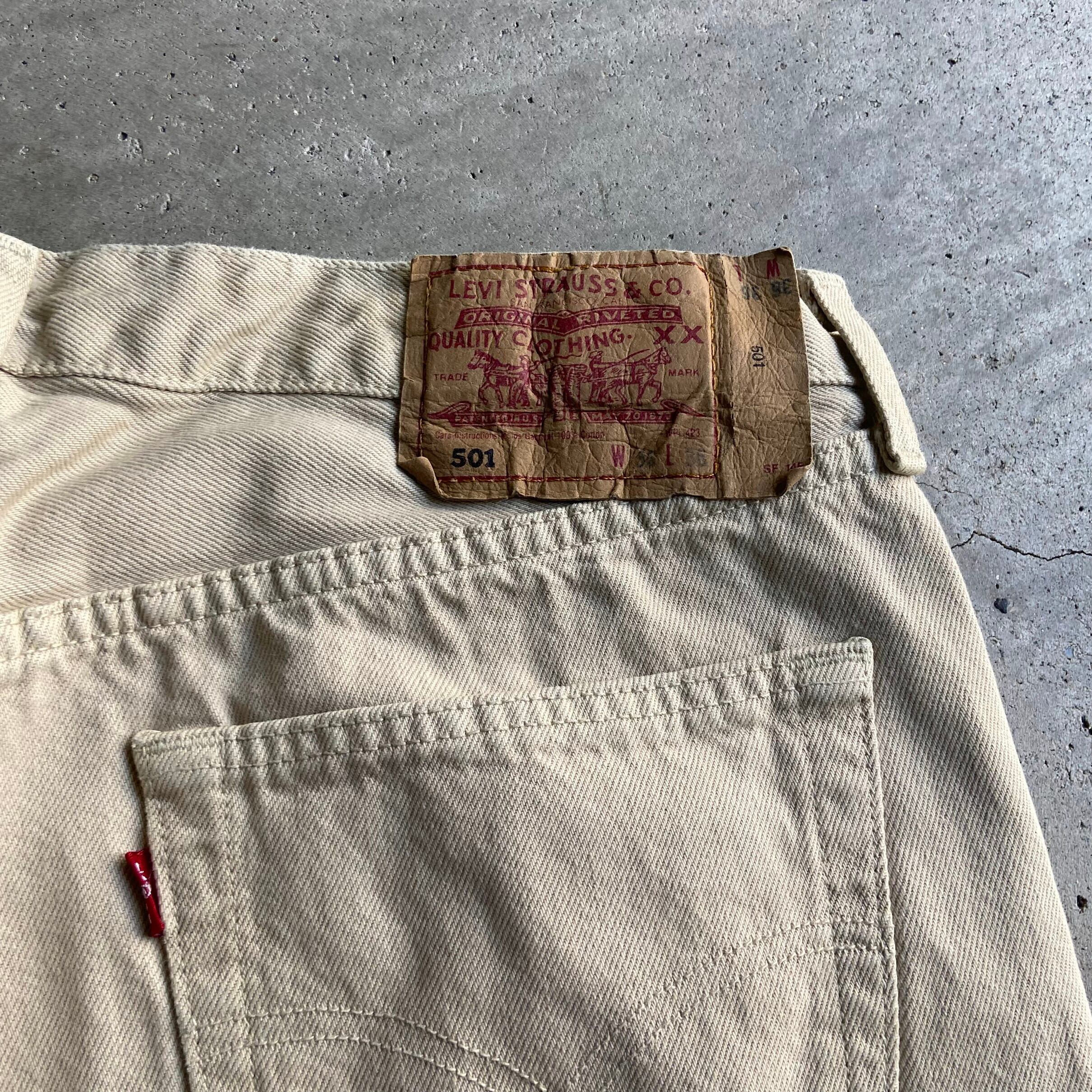 リーバイス ジーパン ベージュ LEVIS  メンズ W36 L36