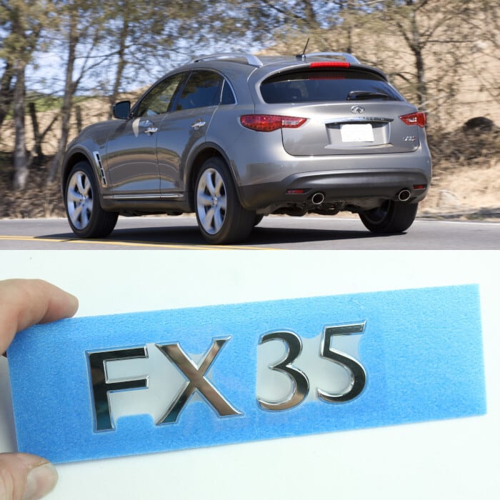 エンブレム バッジ 純正 リア FX35 90896-1CB0A 2009~2012 Infiniti インフィニティ