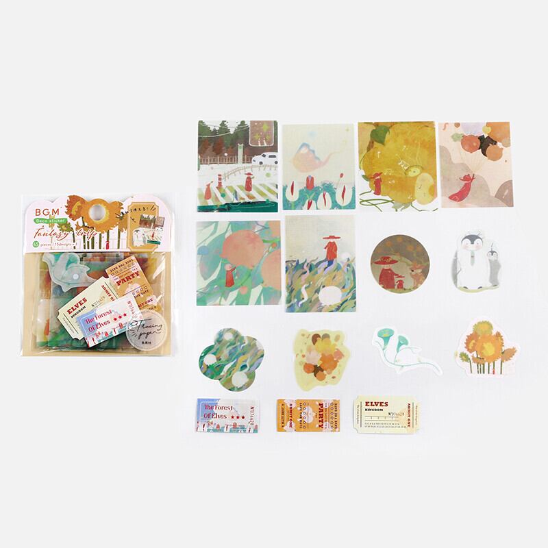 BGM 幻の旅・精霊 トレーシングペーパーシール BG20