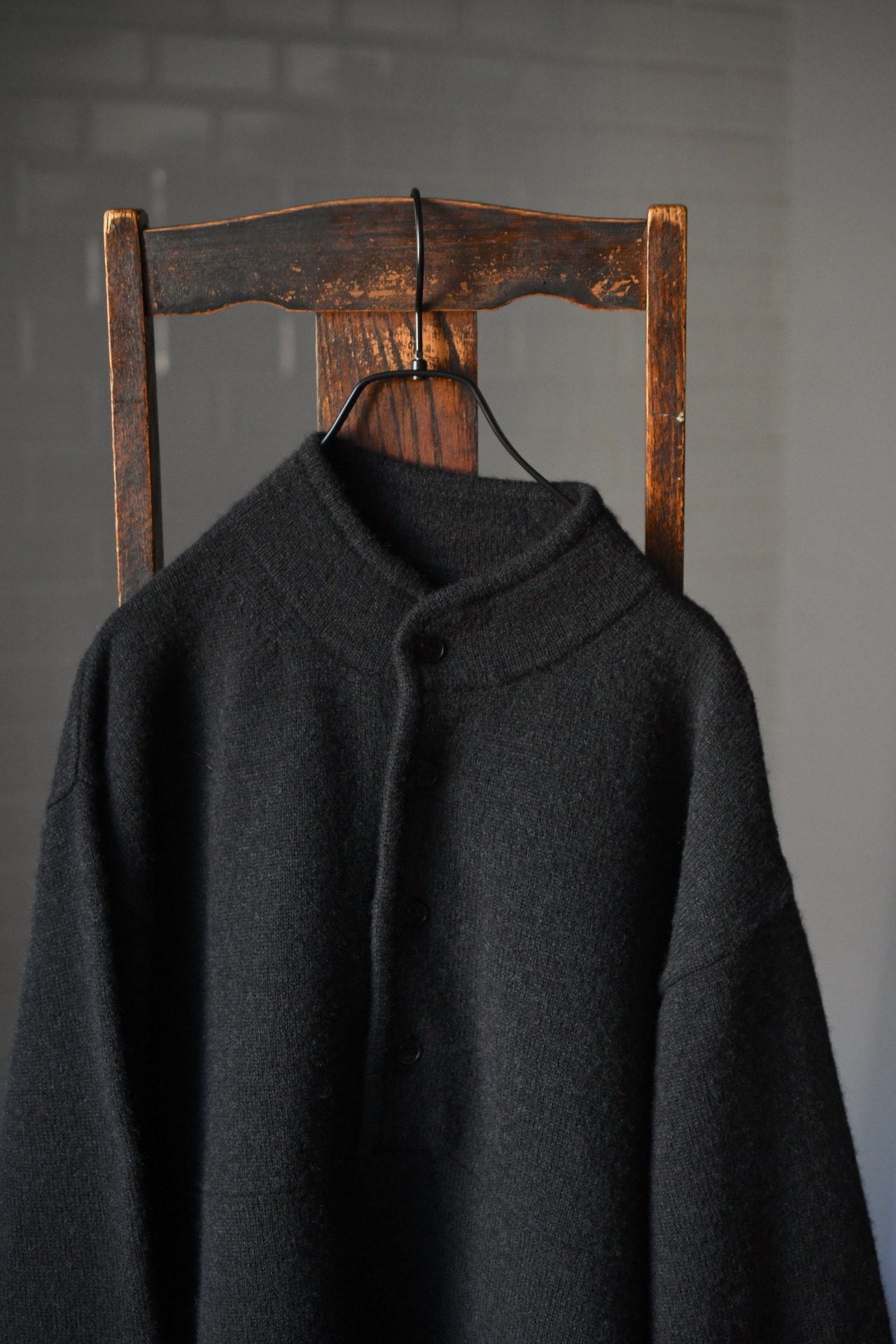 BATONER / BLUEFACE SNAP PULLOVER (Black)