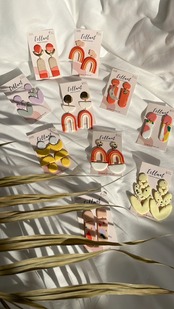 ポリマークレイピアス / サージカルステンレス -07