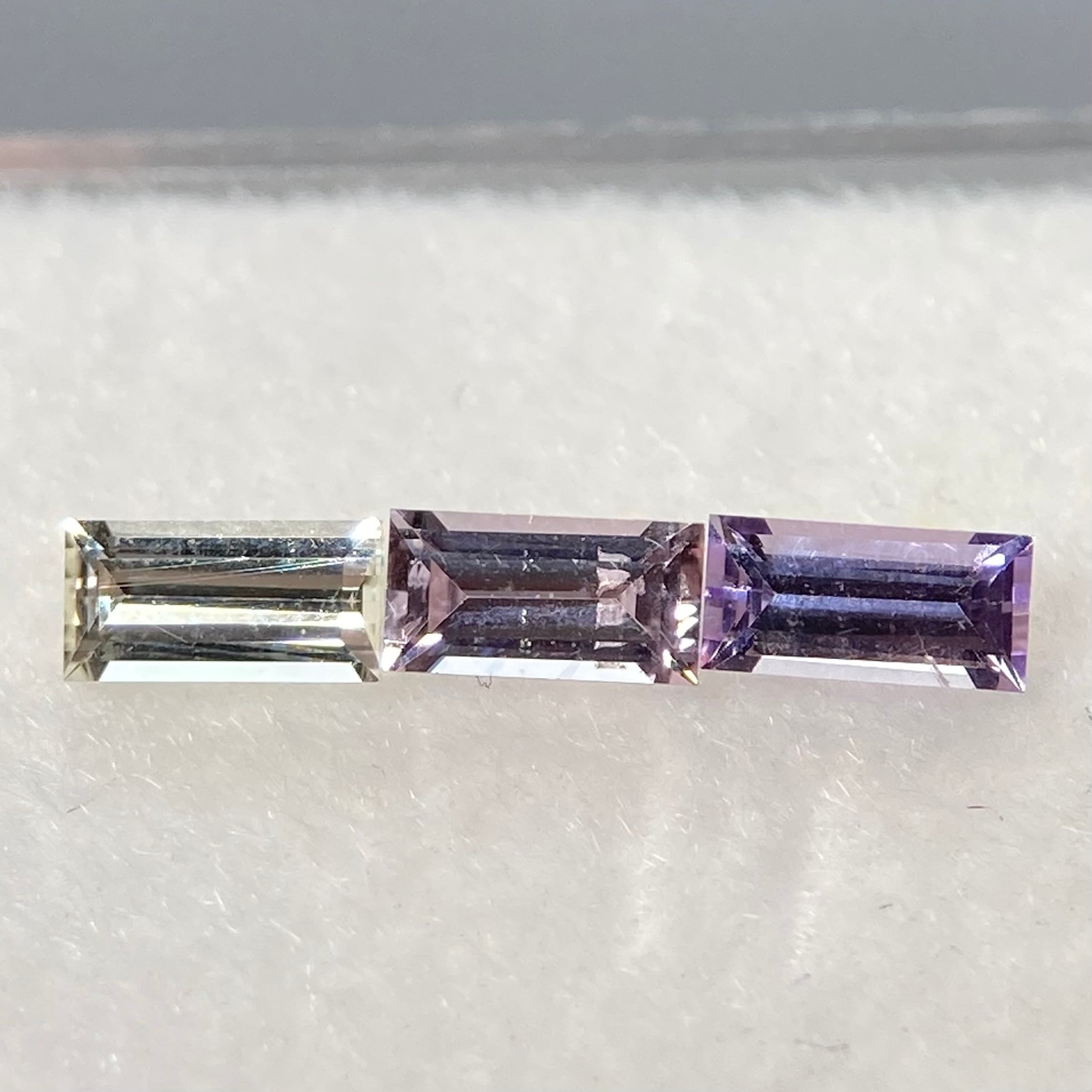 静寂のサファイア 3石セット B r-0649 | 天然石とアクセサリーの店 梨