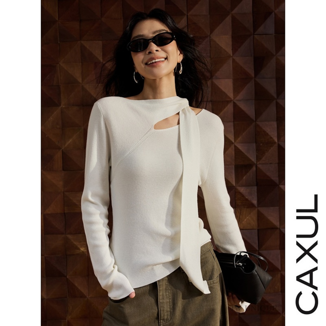 Bow Tie Knit Top/2color